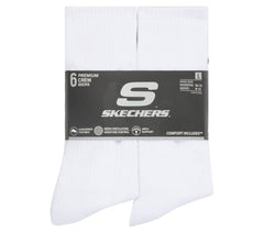 6 Pack Large Core Crew Socks
