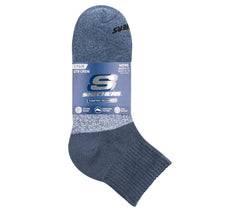 3 Pack Men's Colorblock Quarter Socks