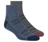Mens Trail Quarter Coolmax Socks - 2 Pack