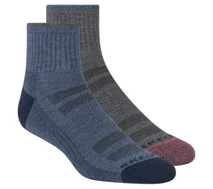 Mens Trail Quarter Coolmax Socks - 2 Pack