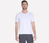 GO DRI Pima Short Sleeve V-Neck