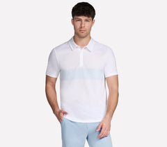 GO DRI Charge Palm Stripe Polo
