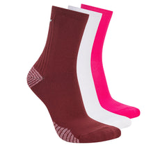 3 Pack Women's Half Terry Low Crew Socks