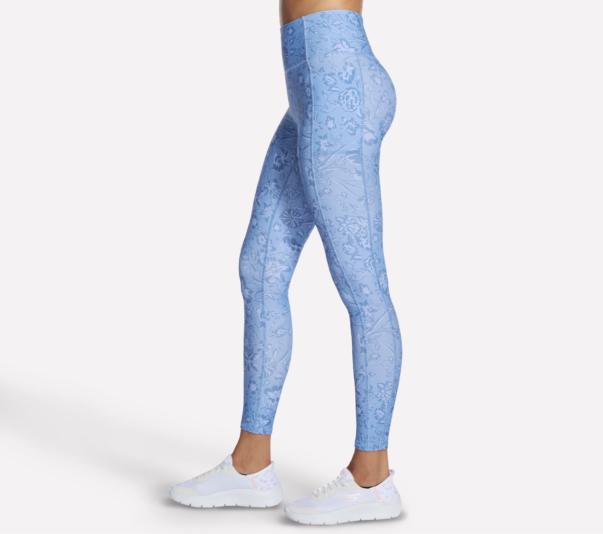 GO WALK Printed Full Length High-Waisted Legging