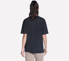 Script Diamond Studded Short Sleeve Tee