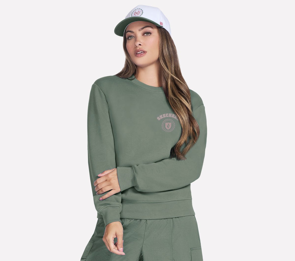 Collegiate Crest Crewneck