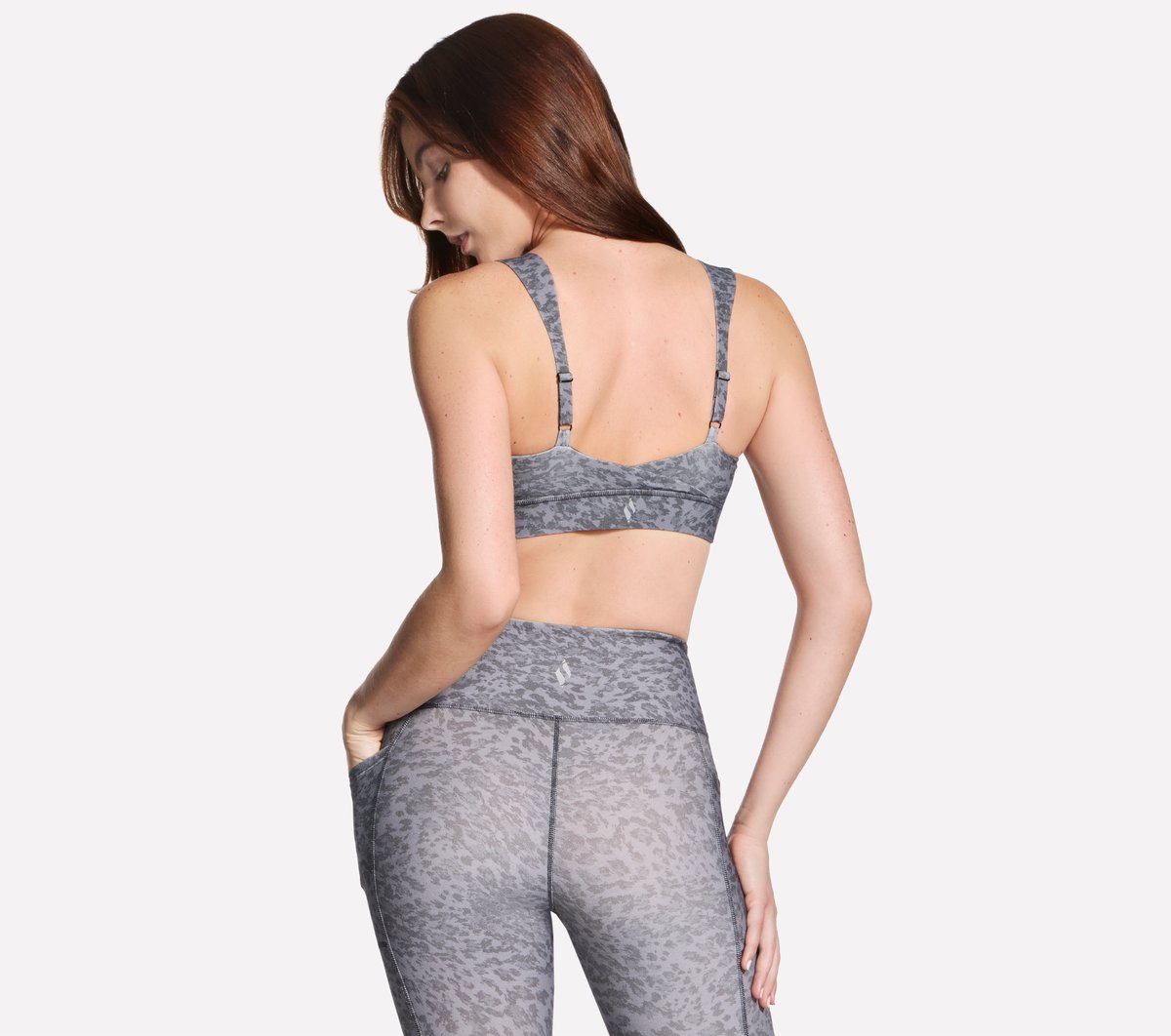 GO WALK Evolution Printed Zip Front Bra