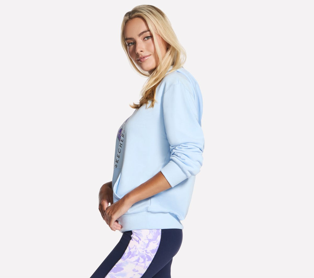 Floral Diamond Pullover Hoodie