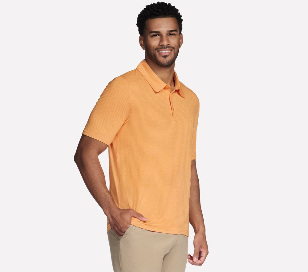 GO GOLF GO DRI All Day Stripe Polo