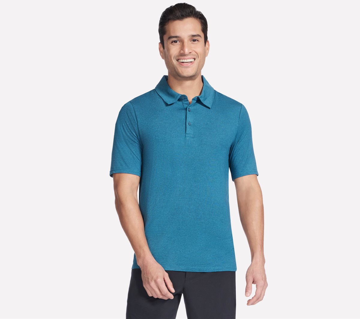 GO GOLF GO DRI All Day Stripe Polo