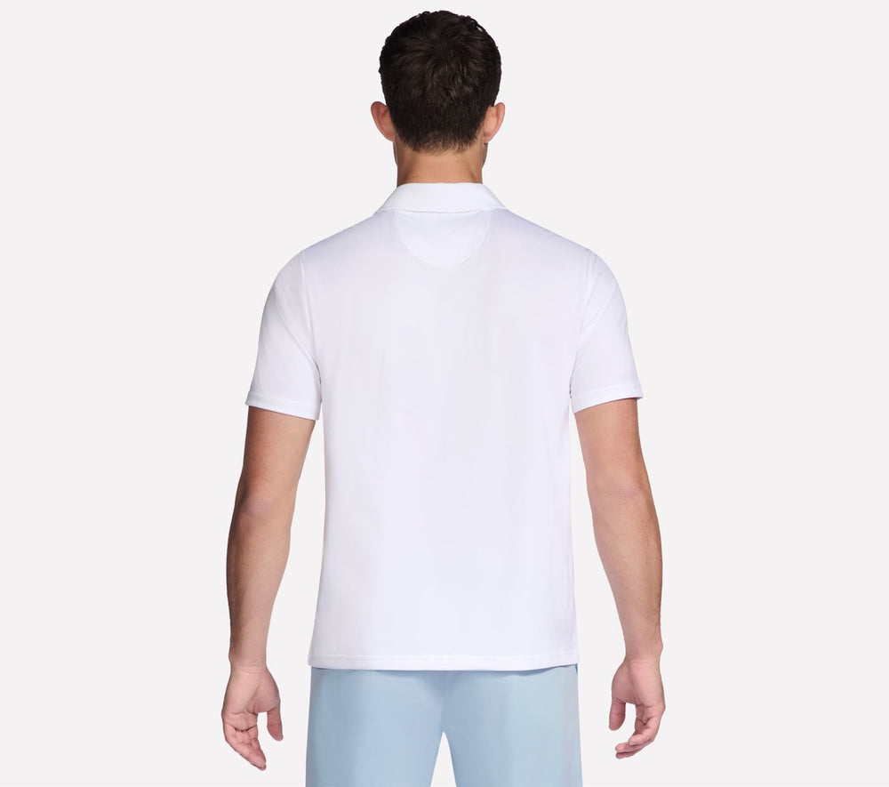 GO DRI Charge Palm Stripe Polo