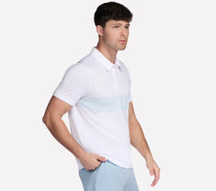 GO DRI Charge Palm Stripe Polo