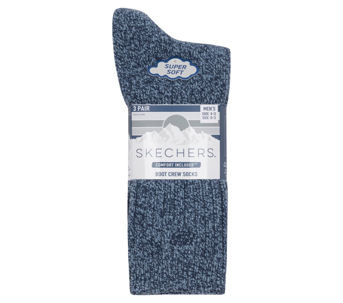 Super Soft Boot Crew Socks - 3 Pack