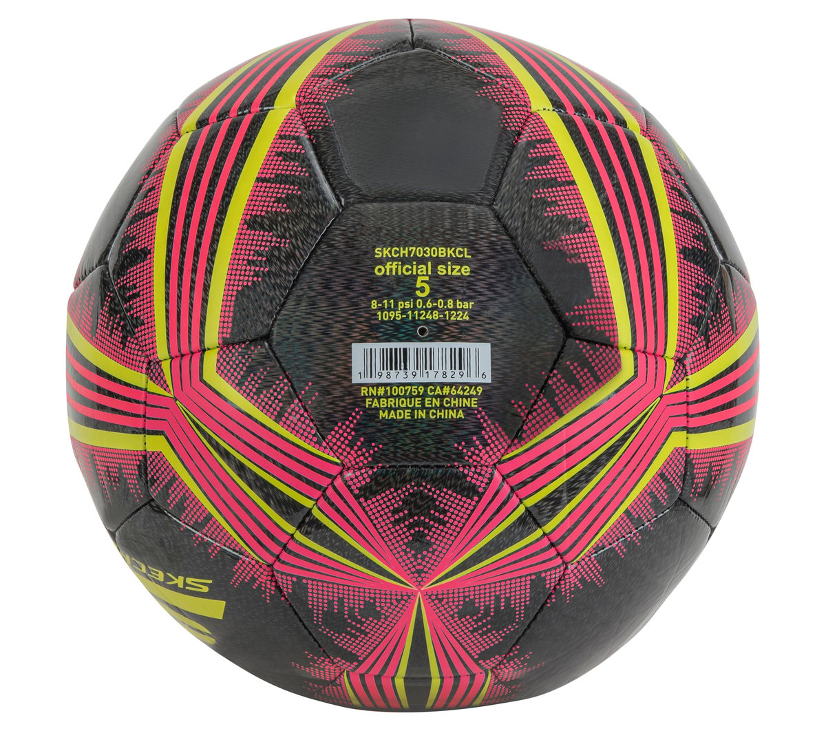 Hex Multi Mini Stripe Size 5 Soccer Ball